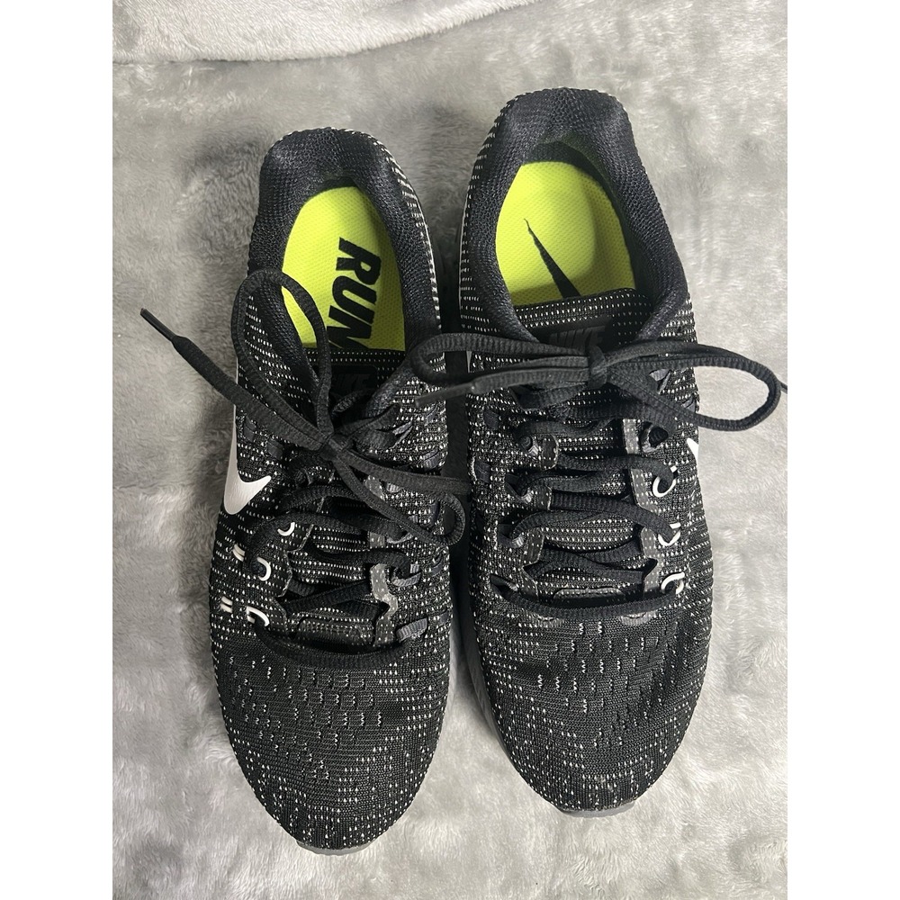 Nike Air Zoom Structure 19 Men's Running Sneaker Black/White/Gray 806584-001 - Picture 5 of 10